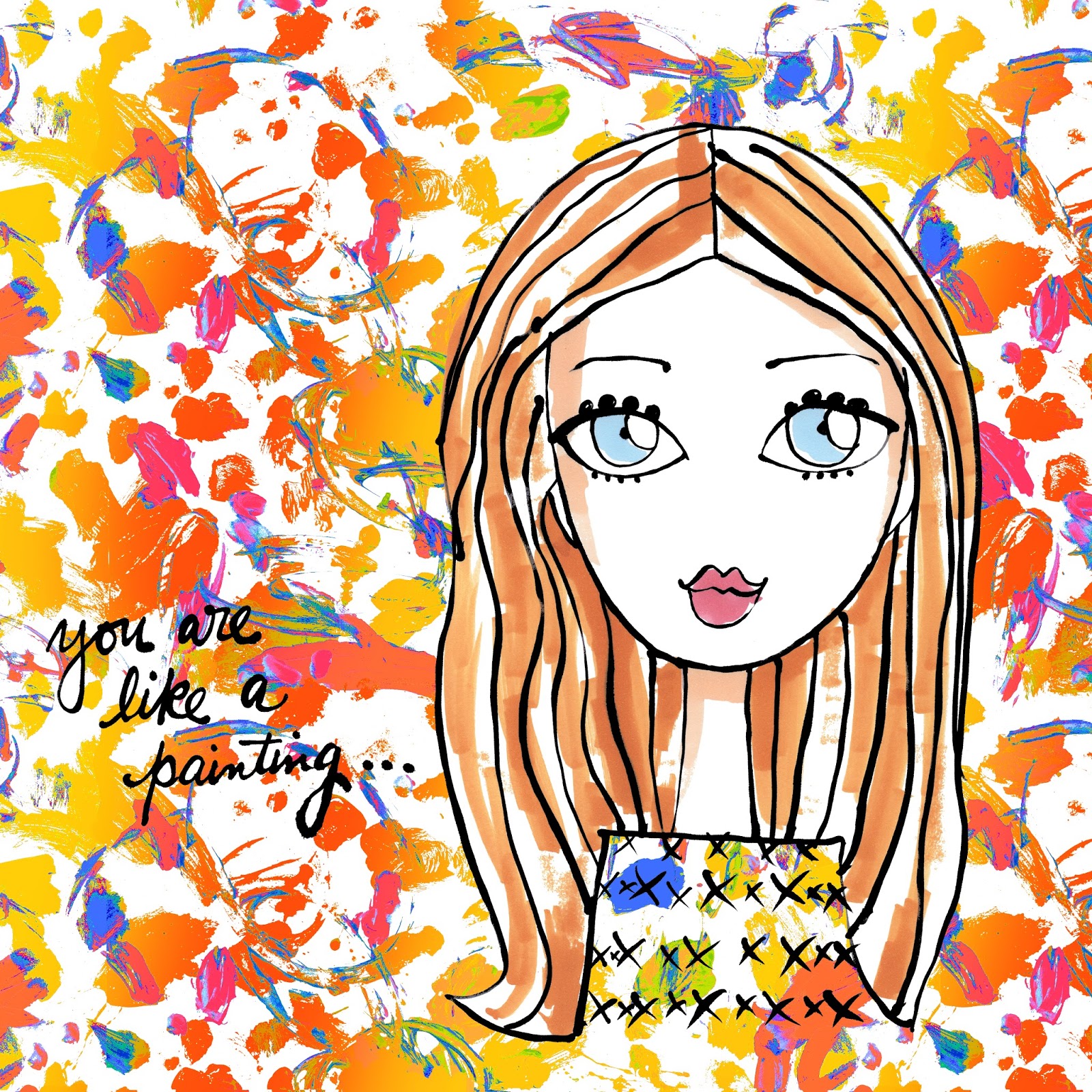 ジェフリー・フルビマーリ　直筆イラスト 絵画 アート作品 ジェフリー・フルビマーリ直筆イラスト 絵画 アート作品